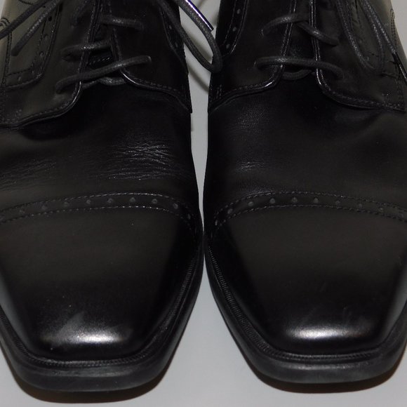 Rockport DresSports  Black Leather Lace Up Dress Shoes Men\'s Size 13
